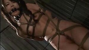 Japanese pussy Suzu Wakana gets restrain bondage t. and lashed like a bi-atch