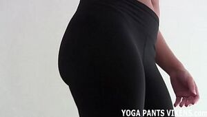 These yoga trousers truly display off my bouncy booty JOI