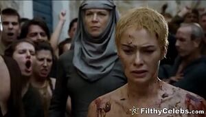 Lena Headey Naked Walk Of Shame In Game Of Thrones