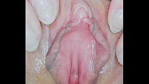 Closeup Vulva have fun