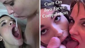 Spunk on 2 Girls: Facial cumshot Compilation with Spunk Have fun & Spunk Drink -Featuring Eden Sin, Brooke Johnson, SexySpunkyGirl & Mister Ejaculates