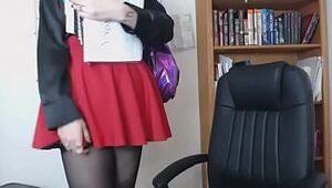 Teaser Clip! Emo Plumper Tatted Student becomes Detention Aide and Entices Instructor to do Her Bidding Female dominance Fetish