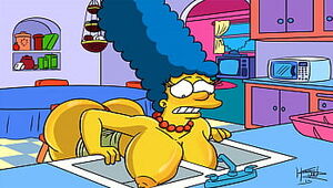 The Simpsons Anime porn - Marge Fantastic (GIF)