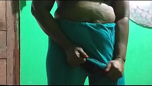 naughty desi indian  tamil telugu kannada malayalam hindi vanitha showcasing giant jugs and bald fuckbox rip his green stretch pants press rigid jugs press nipple fumbling fuckbox getting off milky radish use