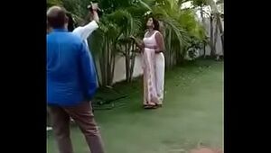 Swathi naidu saree ripping off part-1 brief film shooting