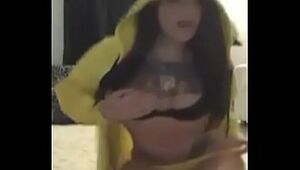 Muslim  mother display her cute yam-sized baps  fledgling porno web cam