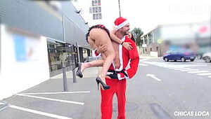 MAMACITAZ - (Nikki Litte, Juan Lucho) - Massive Rump Spanish Doll Celebrates Christmas With Outdoor Fuck-fest