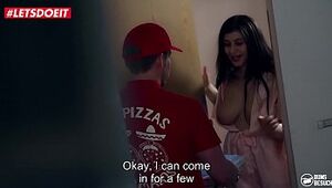 LETSDOEIT - Pizza Delivery Fellow Gets Fortunate With His Beloved Sex industry star