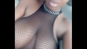 Naija honey with some lovely saggy titts