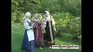 Severe Slapping For Russian Lady in The Woods