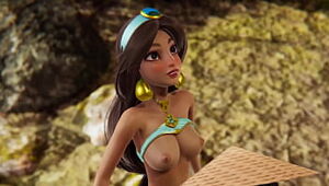 Disney Futa - Raya gets creampied by Jasmine - 3 dimensional Pornography