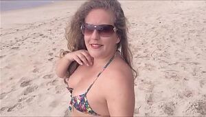 Procurando uma praia deserta na ilha de Florianopolis Brasil, sempre rola uma putaria - Kellenzinha YouTuber cheating amadora