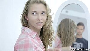 LustHD light-haired European gf making enjoy with bf